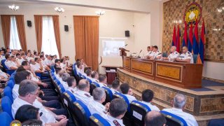 В Следственном комитете РА состоялось расширенное заседание коллегии, посвященное подведению итогов работ, выполненных в первом полугодии (фото)